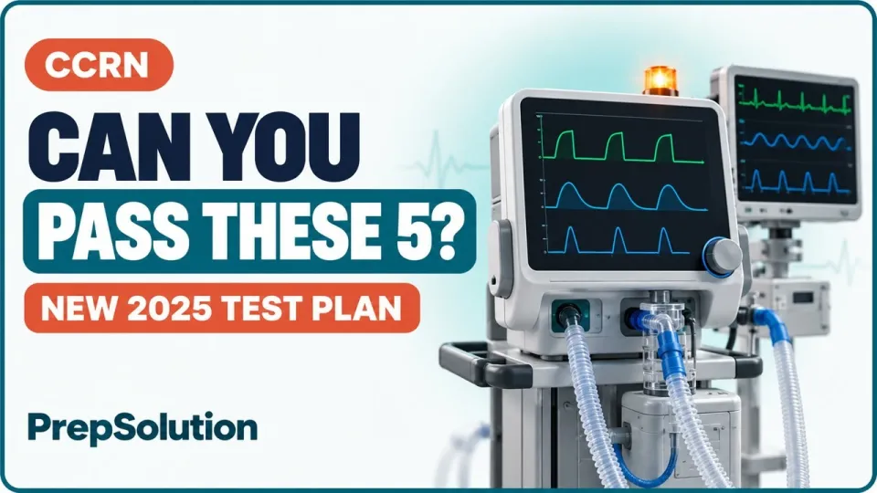 CCRN Practice Questions (New 2025 Test Plan) | 5 ICU Cases Explained | Watch at 1.25x